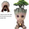SLOCME Baby Groot Flower Pot - Guardians of The Galaxy Groot for Pen Holder、Desk Ornament、Plants Pot with Drainage Hole