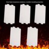 5Pcs/Set Microwave Oven Parts, Universal Mica Plates Sheets Waveguide Cover Replacement Accessory for Home Kitchen Office Hospital
