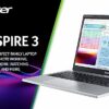 Acer Aspire 3 A315-24P 15.6 Inch Laptop - (AMD Ryzen 3 7320U, 8GB, 256GB SSD, Full HD Display, Windows 11, Silver)