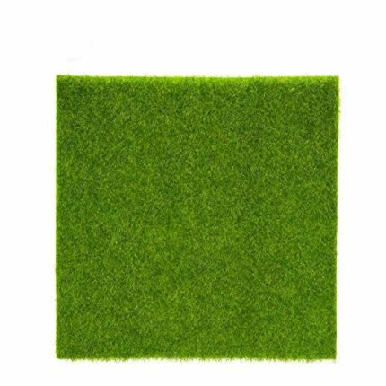 Atyhao Artificial Grass Plastic Rug Grass Indoor Outdoor Green Synthetic Lawn Micro Ornament Landscape Decoration (Size: 30 cm x 30 cm)