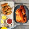 2PCS Silicone Air Fryer Pot, Reusable Air Fryer Liner, Heat Resistant Air Fryer Basket, Air Fryer Silicone Liner Replacement of Parchment Liner,