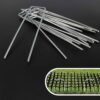 12Pcs Cat Scat Mat with Spikes, Cat Animal Spikes Repellent Prickle Strip Dig Stoppers with 4 Nails for Indoor Outdoor Garden Furniture Protector