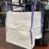 1x FIBC Bulk Bag - One Tonne Builders Bag - Heavy Duty Garden Waste Bag Extra Large - Premium Grade Dumpy Bag with 4 Lifting Handles and Safety C
