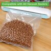 Vacuum Food Sealer Bags 20CMx30CM 100Bags + 15CMx25CM 100Bags Commercial Grade Textured Vacuum Sealer Bag for Sous Vide Cooking, BPA Free
