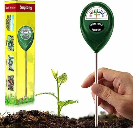 Suplong Soil Moisture Meter,Plant Moisture Meter, Hygrometer Moisture Meter for Plants, Garden, Lawn Plants Indoor and Outdoor Garden(No Battery