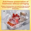 Vacuum Food Sealer Bags, 100 Bags 7x10cm Textured Food Vacuum Freezer Storage Bag Thick Embossed Upgrade Seal PreCut Bag with All Types Sealer Ma