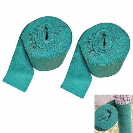 HH-LIFE 2 Roll Tree Wrap 13cmx15m Thicken Winter-Proof Tree Protector Wrap Plants Bandage for Warm Keeping Provides Professional Protection