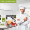 VacYaYa 3 Pack 28x600cm Rolls (Total 18m) Vacuum Food Sealer Machine Freezer Bags Rolls with BPA Free,Heavy Duty,Great for Sous Vide and Vac Seal