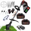 ZJS Brush Cutter Blade Metal Blade，Cordless Grass Strimmers Spare Blade，Garden Grass Strimmers 8 Stainless Steel Blades，For Mowers & Outdoor Powe