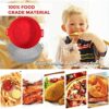 VOLMEY Silicone Pot, 2PCS Reusable Silicone Liners, 7.9 inch Round Air Fryer Basket, Non-Stick Accessories for Air Fryer Oven Microwave Baking Ro