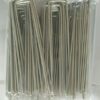 100-Pack Anti-Rust Galvanized Garden Ground Pegs Staples 6" /150mm, 11 Gauge (3.0mm) Heavy Duty Steel Sod Stakes Anchor Pin U-Shaped Lawn Garden
