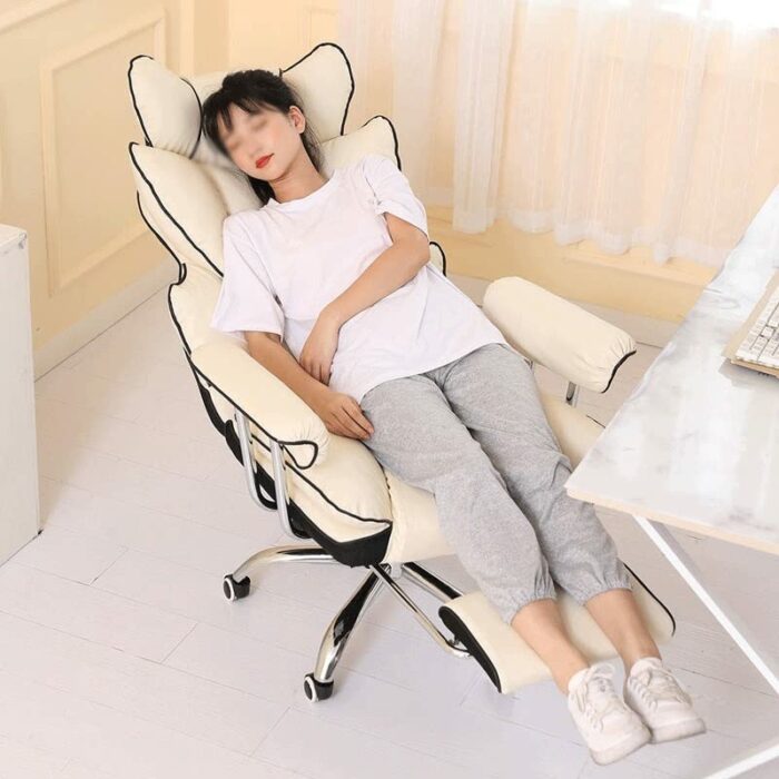 FGHOEV Oversized Comfortable Office Chair Sofa Chair Live Computer Chair Gaming Chair Soft Sofa Reclining Chair