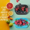 2Pcs Silicone Air Fryer Liner 6.5inch Reusable Air Fryer Silicone Basket Heat Resistant Non-Stick Air fryers Silicone Pot Square Replacement of P