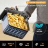 5.5 Liter Digital Air Fryer | Transparent cooking window | Air Fryer |Touch screen design| 8 Cooking Presets | Adjustable Temperature |1500W|Come