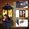 2 PCS Halloween Led Candle Lanterns,Halloween Decorative Candle Lantern LED Pumpkin Lantern for Indoor Outdoor Gardens Party Decoration