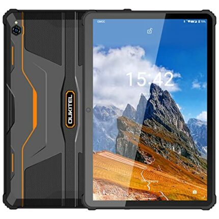 OUKITEL Tablet 10.1 Inch RT1, 10000mAh Large Battery, Octa-Core 4GB RAM 64GB ROM, 1920x1200 FHD+ Rugged Tablet, 16+16MP Camera, Dual 4G SIM+5G Wi