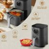 2 Pack Air Fryer Liners for Ninja Air Fryer Dual,Air Fryer Liners Reusable,Silicone Round,Air Fryer Replacement Basket,Dishwasher Safe,Non Stick,