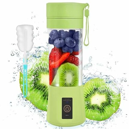 Portable Blender, Blender for Shakes and Smoothies, Mini Portable Juicer Blender Bottle, Cup with Rechargeable USB Small Electric Individual Smal