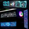WOWNOVA Computer Hardware Temp Sensor Panel 8.8" Touch Monitor, PC Temperature Display, HD LCD Screen for PC Case Accessories Gaming Secondary Mo
