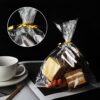 1000PCS Metallic Twist Ties Gold Twist Ties For Treat Bags Reusable Plastic Bread Twist Ties Bread Twisty-Ties For Candy Coffee Goodie Bags Snack