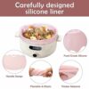 2pcs Slow Cooker Liners Silicone Crock Pot Liner Reusable Cooking Bags Liners Leakproof Slow Cooker Divider Liner Dishwasher Safe Slow Cooker Acc