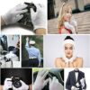 24 Pcs (12 Pair) White Cotton Gloves for Dry Hand Moisturizing Cosmetic Eczema Hand Spa and Coin Jewelry Inspection, Checking Gloves,Serving Glov