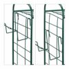 Relaxdays Garden Tool Rack, Outdoor Storage for Gardening Utensils, Yard Organiser, Garage Shelf, HWD: 68x80x35cm, Dark Green 10029564