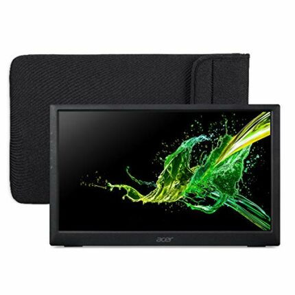 Acer PM161Q bu Portable Monitor 15.6" Full HD (1920 x 1080) (USB Type-C for Video/Power & Micro USB for Supplemental Power),Black