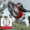 XH&XH Electric brush cutter, push cord electric lawn trimmer, garden tools, lawn mower for lawn, garden, agricultural field, 3900ma, 1 battery