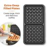 Tower T27034 Waffle Maker, 900 W, Stainless Steel