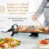 Tower T14037COP Cerasure+ Electric Teppanyaki Grill with Non-Stick Plate, 1800W, Copper