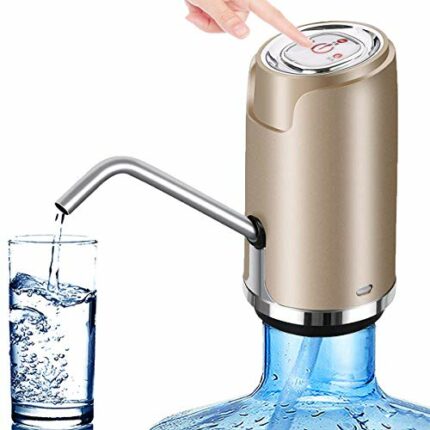 CCHKFEI Water Bottle Pump,USB Charging Smart Water Dispenser for Universal 2-5 Gallon, Electric Water Pump Dispenser for Home Kitchen Camping
