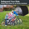 H&ZT Oversized Bike Storage Tent - 63" Depth Storage for Over 4 Bikes Waterproof Anti-uv Outdoor Bicycle Cover, Lawn Mower Garden Tools Shed, Bac