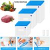 Vacuum Sealer Storage Bags, 15 PCS Reusable Vacuum Food Sealer Bags, 3 Sizes Sous Vide Bag Kit, BPA Free, Great for Vac Storage, Meal Prep or Sou