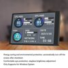 Vbestlife 3.5in IPS Computer Data Monitor, Mini USB Type C AIDA64 PC Temperature Monitor, PC CPU RAM HDD Data Display Screen, Sensor Panel Displa