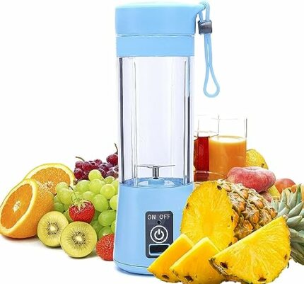 PHILAIDE Portable Blender Smoothie Maker, Personal Size Fresh Juice Shaker Bottle, Mini Blender 300ML Rechargeable USB Multifunction Juicer Cup w