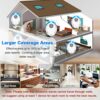 4 Pack Ultrasonic Pest Repeller, Spider Repellent Plug In, Cockroach Control Devices Indoor & Outdoor Anti Mosquitoes, Fleas, Ants, Bed Bugs, Fli