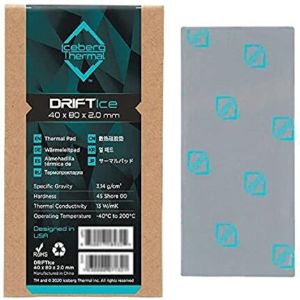 Iceberg Thermal Driftice Thermal Pad 80mm x 40mm x 2.0mm