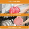 2Pcs Air Fryer Liners Reusable Non-Stick Silicone Air Fryer Pot 7.5 inch Heat Resistant Round Silicone Baking Pan Air Fryer Basket Cake Mould Bow