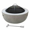 XJWWW-URG Fire Pit Outdoor BBQ Table Garden Firepit Wood Fireplace Heater Patio Deck Yard Suitable for Dining Party Camping and Garden Decoration