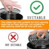 10Pcs Air Fryer Rubber Bumpers, Premium Silicone Air Fryer Bumpers Feet, Tray Non-Scratch Protective Covers for Air Fryer Grill Pan Plate Tray Ru
