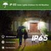 [6 Pack] 150 LED Solar Lights Outdoor iPosible Motion Sensor Security Lights Solar Powered Lights Waterproof 2000mAh Solar Wall Lights Outside fo