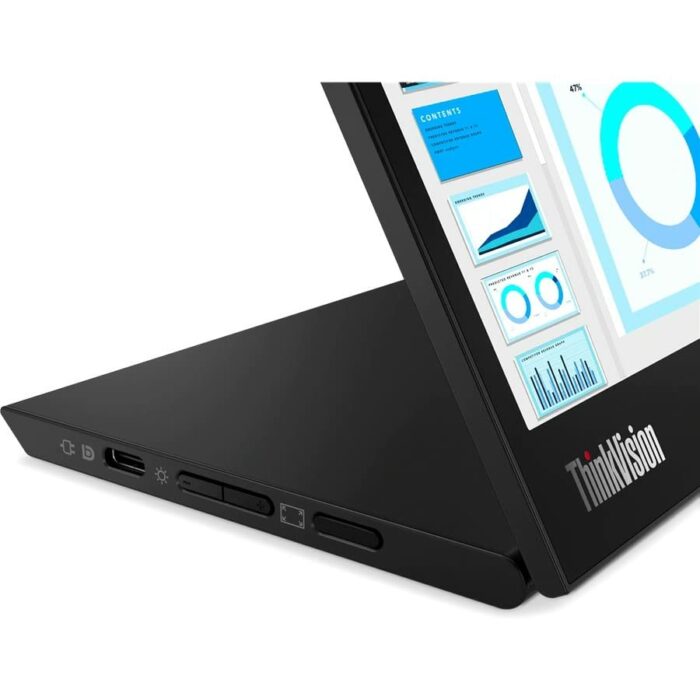 Lenovo ThinkVision M14d 14 WLED LCD Monitor - 16:10 - Raven Black