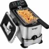 Venga! Semi-Professional Deep Fryer 3 L, Oil Filter & Container, 2000 W, Black/Silver, VG FT 3012 BS