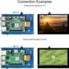 5inch DSI LCD Capacitive Touch Display for Raspberry Pi 4B/3B+/3A+/3B/2B/B+/A+/ cm 3/3+, 800×480 TFT Screen LCD, Refresh Rate up to 60Hz. Support