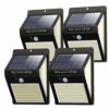 [4 Pack] 140LED Solar Security Lights Outdoor, Litogo Solar Motion Sensor Lights 270ºWide Angle Waterproof Solar Powered Durable Wall Lights Outs