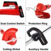 XH&XH UniversalGrassCut Brushcutter Cordless Brushcutter 21V Brushcutter Brushcutter Lawnmower Lawnmower with 3 types of blades, with battery and