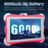 7 Inch HD Kids Tablet, Dual SIM Calling Tablet, 3GB RAM 32GB ROM, Eye Protection Display, WiFi, BT, 2MP Camera, Android 6.0, Educational, Games,