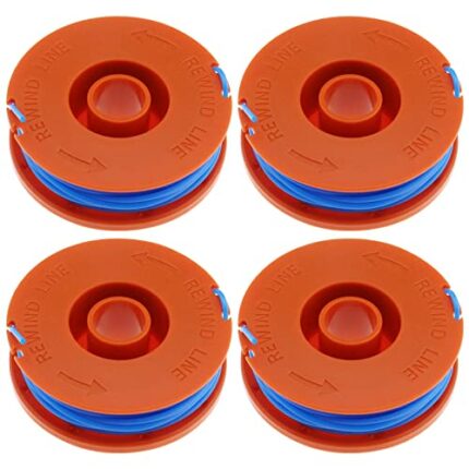 4PCS Spool Line 5137651-90 FLY020 Compatible with Flymo Mini Trim Multi Trim Series Lawn Mowers 10m Wire Length 1.6mm Wire Diameter