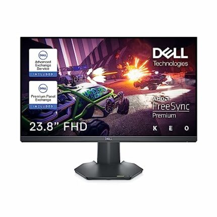 Dell G2422HS 24 Inch Full HD (1920x1080) Gaming Monitor, 165Hz, Fast IPS, 1ms, AMD FreeSync Premium, NVIDIA G-SYNC Compatible, Height Adjust, 99%